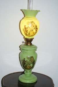 Antique French Murano table lamp  