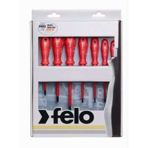  7pc Phillips & Slotted Insulated Screwdriver Set, Felo 