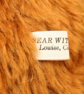 Bear Witness Louise Bernier Mohair Jointed Teddy Bears  