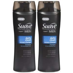 Suave Professionals, Men, Shampoo, Daily Clean, Ocean Charge, 12.6 