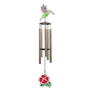 Classic Collection Hummingbird Wind Chime (Multi Color) (36H x 5W x 