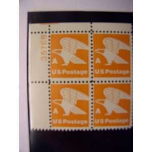 US Postage Stamps, 1978, A US Postage, S# 1735, Plate Block of 4 15 
