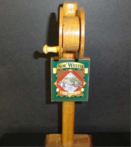 NOR’WESTER BREWING CO. “FLY FISHING REEL” TAP HANDLE *ULTRA RARE 