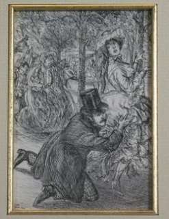 Fine John Sloan Etching Skirts in the Park New York  