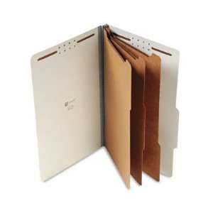   Classification Folder Legal Eight Section Gray 10/Box