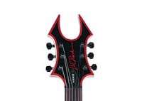   Beast Avenge Electric Guitar, Onyx with Red Bevel Musical Instruments