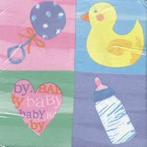  Baby Duckie Baby Shower Dinner Napkins Toys & Games