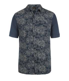 Audubon Short Sleeved Shirt, Men, Shirts, AllSaints Spitalfields