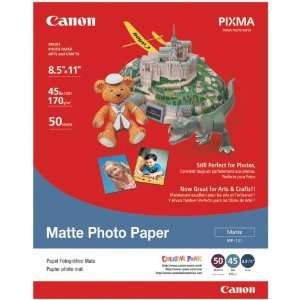  CANON 7981A004AB MATTE PHOTO PAPER (8.5L X 11W; 50 PK 