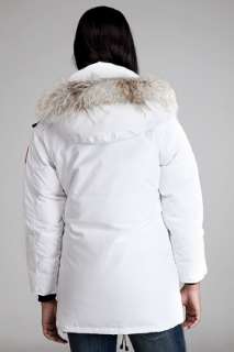 Canada Goose Solstice White Parka for women  