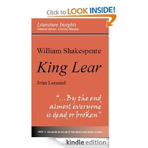 William Shakespeare King Lear (Literature Insights) John Lennard 
