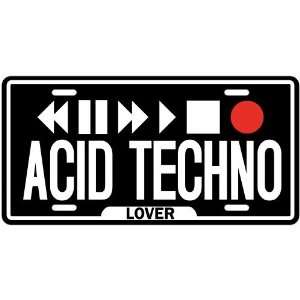    New  Play Acid Techno  License Plate Music