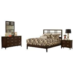   Piece Bedroom Set with Queen Sized Platform Bed by Hillsdale House