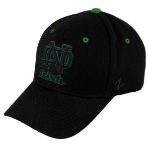  Zephyr Notre Dame Fighting Irish Black DH Fitted Hat 