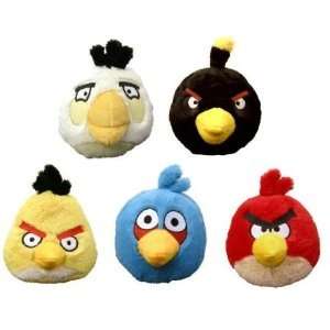 SET(5) of Angry Birds 5 Plush Toys Dolls w/Sound  