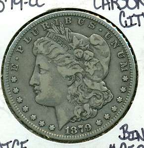 1879 CC CARSON CITY Morgan Silver Dollar   NICE VF  