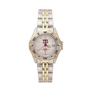   Texas A&M Aggies Ladies Elite Watch W/Stainless Steel Band Sports