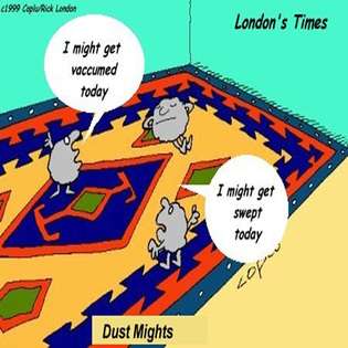 Londons Times Funny Society Cartoons   Dust Mites   Mouse Pads  3dRose 