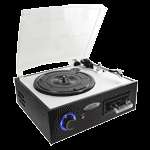 NEW Pyle Turntable Cassette Player 2 Built in Speakers,  Recording 