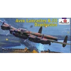   Model 1/144 Avro Lancaster B III Dambuster Bomber Kit Toys & Games