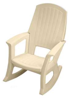 Patio Rocking Chair   Comfortable Outdoor Plastic Rocker Available in 