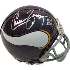Chuck Foreman Autographed/Hand Signed Minnesota Vikings Replica Mini 