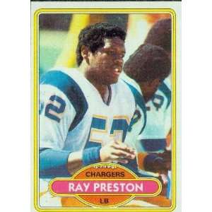  1980 Topps #326 Ray Preston   San Diego Chargers (Football 