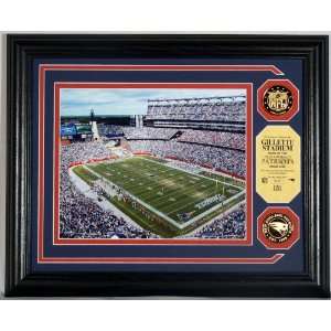 NEW ENGLAND PATRIOTS Gillette Stadium PHOTOMINT & 24KT GOLD COINS By 