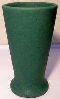 BAUER POTTERY EARLY MATTE GREEN RED CLAY VENUS VASE  