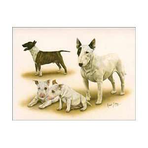  Bull Terrier Group Notecard