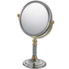   vanity mirror 5x nickel jerdon 5x led halo lighted vanity mirror