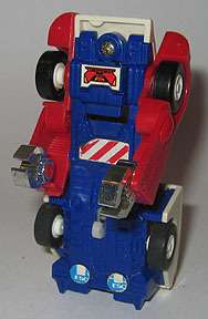 1985 Tomy Pull Back Transforming Robot Sports Car  