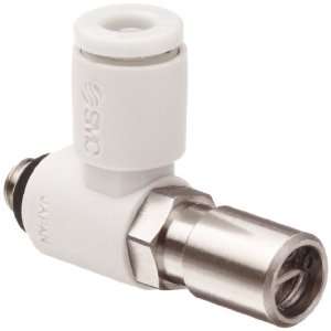 SMC AS1201F M5 04T Air Flow Control Valve with One Touch Fitting, PBT 