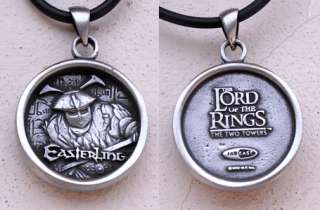 Easterling Lord Of The Ring Pewter Pendant w Necklace  