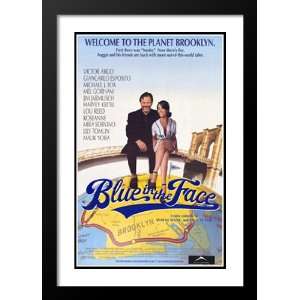 Blue in the Face 32x45 Framed and Double Matted Movie Poster   Style B 