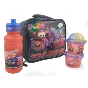   Insulated School Lunch Bag Set w Sport Bottle & Snack Containers Toys