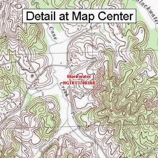  USGS Topographic Quadrangle Map   Blackwater, Kentucky 