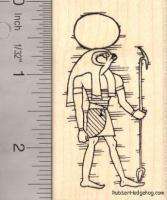 Ra, Egyptian Sun God Rubber Stamp H13701 WM  