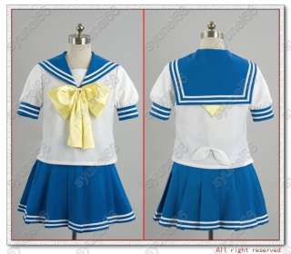 Lucky Star Cosplay Girls Summer School Uniform any SZ  