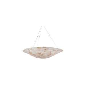   Tier Chandelier with Sustainable Kabebe Shell glass