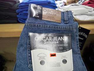 New Classic Mens Oscar Jeans 34 x 30 Stone Wash Blue  
