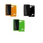 EMPIRE HTC Holiday 3 Pack of Silicone Cases (Orange, Black, Green)