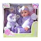 Costco Growing Up 18 Great Babys First Vinyl Doll with Plush Teddy 