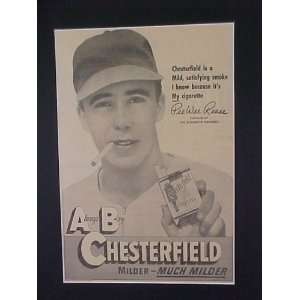 Pee Wee Reese Brooklyn Dodgers Captain 1949 Chesterfield Cigarette 14 