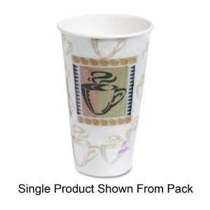  Dixie Paper Hot Cups, 16 Ounces, Coffee Dreams Design, 500 