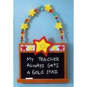  My Teacher Always Gets A Gold Star Message Christmas 