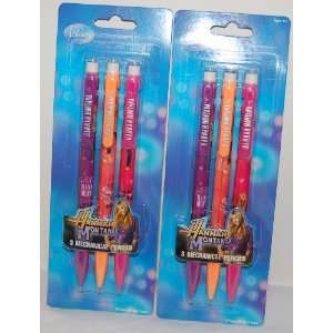  Hannah Montana   2 Packages of 3 Mechanical Pencils Toys & Games