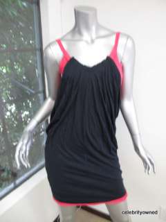 Marc By Marc Jacobs Black/Hot Pink Sleeveless Dress XS  