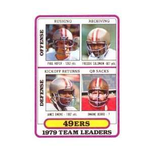  1980 Topps #526 San Francisco 49ers Team Leaders 