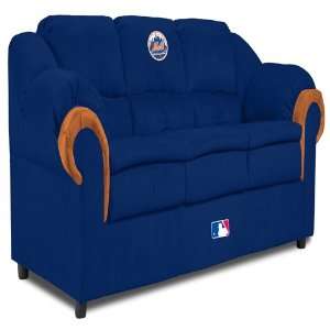  New York Mets Pub Sofa Memorabilia.